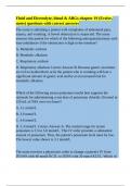 Fluid and Electrolyte&comma; blood & ABGs-chapter 19 &lpar;Evolve&comma; notes&rpar; questions with correct answers
