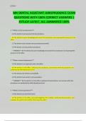 MN DENTAL ASSISTANT JURISPRUDENCE EXAM QUESTIONS WITH 100&percnt; CORRECT ANSWERS &vert; ESTUDY LATEST&comma; ALL ANSWERED 100&percnt;