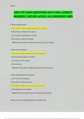 CSEP-CPT EXAM QUESTIONS WITH 100&percnt; CORRECT ANSWERS &vert; ESTUDY LATEST&comma; ALL ANSWERED 2024