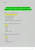 ATR72-600 FLIGHT CONTROLS 100&percnt; CORRECT ANSWERS &vert; ESTUDY LATEST&comma; ALL ANSWERED 2024&sol;2025