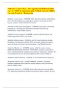 NUR2392 &lpar;Latest 2024 &sol; 2025 Update&rpar; Multidimensional  Care II &sol; MDC 2 &vert; Questions and Verified Answers &vert; 100&percnt;  Correct &vert; Grade A - Rasmussen