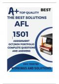 AFL1501 OCTOBER NOVEMBER PORTFOLIO &lpar;COMPLETE ANSWERS&rpar; Semester 2 2024 - DUE 12 November 2024