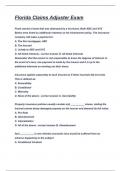 Florida Claims Adjuster Exam&period;pdf 2024