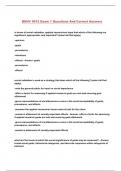 BEHV 5612 Exam 1 Questions And Correct Answers
