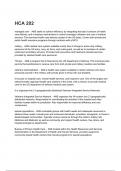 HCA 202 EXAM QUESTIONS WITH CORRECT ANSWERS 2024&sol;2025&lpar; A&plus; GRADED 100&percnt; VERIFIED&rpar;&period;