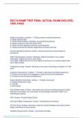 DELTA RAMP TEST FINAL ACTUAL EXAM &lpar;SOLVED&rpar; 100&percnt; PASS