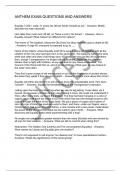 ANTHEM EXAM QUESTIONS AND ANSWERS