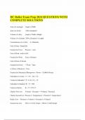 DC Boiler Exam Prep 2024 QUESTIONS WITH COMPLETE SOLUTIONS 