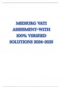 Exam &lpar;elaborations&rpar; MEDSURG VATI ASSESSMENT