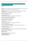 DENTAL ANATOMY EXAM REVIEW 2025-2026&period; EXPLAINED QUESTIONS AND ANSWERS&period;
