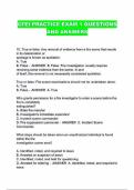 CFEI PRACTICE EXAM 1 QUESTIONS AND ANSWERS