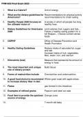 PRN1032 Final Exam 2023