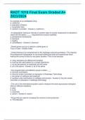 RADT 1010 Final Exam Graded A&plus; 2023&sol;2024