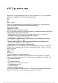 CBCS practice test questions and answers already graded A&plus; 2025&sol;2026