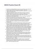 CBCS Practice Exam &num;3 questions and answers already graded A&plus; 2025&sol;2026