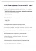 AWLS&lpar;questions well answered&rpar;A&plus; rated