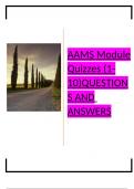 AAMS Module Quizzes &lpar;1-10&rpar;
