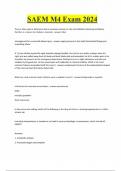 SAEM M4 Exam 2024