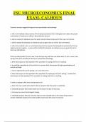 FSU MICROECONOMICS FINAL EXAM- CALHOUN