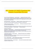 PLT&colon; Grades K-6 &lpar;5622&rpar; Questions And Answers Guaranteed Success&period;