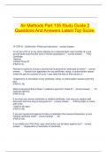 Air Methods Part 135 Study Guide 2 Questions And Answers Latest Top Score&period;