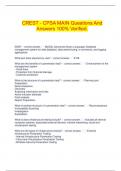CREST - CPSA MAIN Questions And Answers 100&percnt; Verified&period;