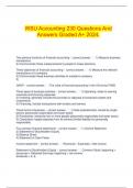  WSU Accounting 230 Questions And Answers Graded A&plus; 2024&period;