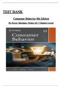 Test Bank - Consumer Behavior 8th Edition by Hoyer&comma; &lpar;Ch 1 to 17 Covered&rpar; > Download as a Pdf File <