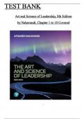 Test Bank - Art and Science of Leadership&comma; 8th Edition by Afsaneh Nahavandi&comma; &lpar;Ch 1 to 10 Covered&rpar; > Download as a Pdf File <