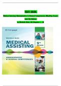 Test Bank For Medical Assisting 9th Edition by Michelle Blesi Chapter 1-58