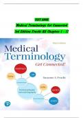 TEST BANK for Medical Terminology Express&colon; A Short-Course Approach by Body System 3rd Edition by Masters and Barbara Gylys &vert; Complete 13 Chapters