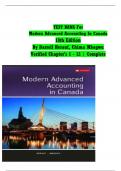 Test Bank for Modern Advanced Accounting In Canada 10th Edition By Hilton Murray&comma; Herauf Darrell