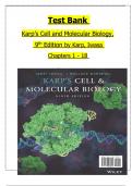 Test Bank - Karp's Cell and Molecular Biology&comma; 9th Edition &lpar;Karp&comma; 2024&rpar; Chapter 1-18 &vert; All Chapters ISBN-978-1119598244