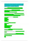 LEARN2SERVE FOOD MANAGER 2024 NEWEST EXAM 150 QUESTIONS WITH DETAILED VERIFIED ANSWERS &lpar;100&percnt; CORRECT&rpar; &sol;ALREADY GRADED A&plus;
