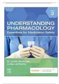 Test Bank for Understanding Pharmacology Essentials for Medication Safety&comma; 3rd Edition by M&period; Linda Workman & LaCha &vert; Complete Solution guide A&plus;&period;