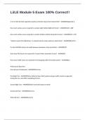 Li&sol;LE Module 5 Exam 100&percnt; Correct&excl;&excl;