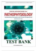 TEST BANK For Davis Advantage for Pathophysiology Introductory Concepts and Clinical Perspectives  2nd Edition ISBN No&semi; 9780803694118 by Theresa M Capriotti&comma; All Chapters 1- 42&comma; &lpar;COMPLETE NEWEST VERSION 2024&rpar;