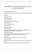 RICA Subtest 1 Questions And Answers 100&percnt; Correct 2025-2026