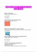 COURSE CAREERS TECH SALES EXAM STUDY GUIDE