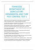 TENNESSEE DEPARTMENT OF AGRICULTURE&colon; ORNAMENTAL AND TURF PEST CONTROL TEST 1