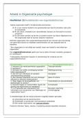 Leerjaar 2 Gedrag in organisatie H12 &sol; H15 &sol; H16 &sol; H17 &sol; P&period;4&period;5&period;2 Samenvatting Toegepaste psychologie