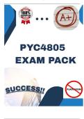 PYC4805 EXAM PACK 2025 &lbrace;LATEST QUESTIONS AND ANSWERS&rcub;