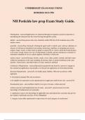 NH Pesticide law prep Exam Study Guide&period;