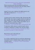 THE PCCN EXAM &lpar;ACTUAL 2024-2025&rpar; QUESTIONS  WITH ANSWERS