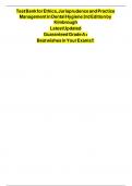 Test Bank for Ethics&comma; Jurisprudence and Practice Management in Dental Hygiene 3rd Edition by Kimbrough &vert;&vert;Complete A&plus; Guide