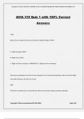 AVIA 310 Quiz 1 with 100&percnt; Correct Answers