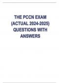 Exam &lpar;elaborations&rpar; THE PCCN