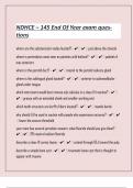 NDHCE &ndash; 145 End Of Year exam questions With Correct Answers&vert;17 Pages