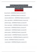 CAT-Muscle FINAL EXAM COMPLETE EXAM QUESTIONS AND  SOLUTIONS A&plus; GRADED