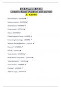 CAT-Muscles EXAM Complete Exam Questions and Answers A&plus; Graded